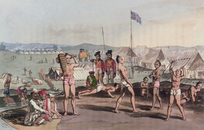 An Ukhara with a View of the British Residents Camp by Henry Moses